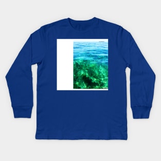 wetland paradise reef caribe Kids Long Sleeve T-Shirt